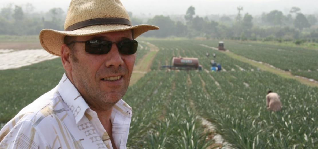 Helmut Lutz is the pineapple king of Ghana